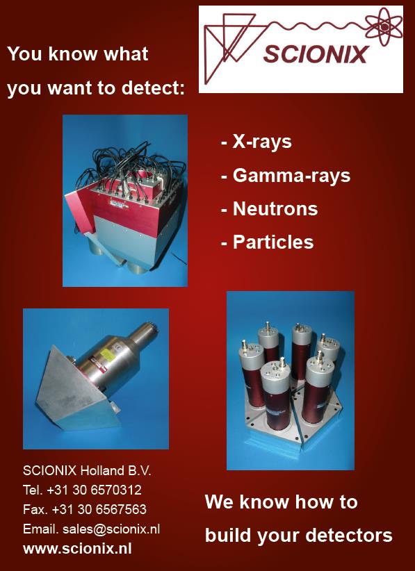Selection starts from what you want to detect: X-rays, gamma rays, neutrons, or particles.