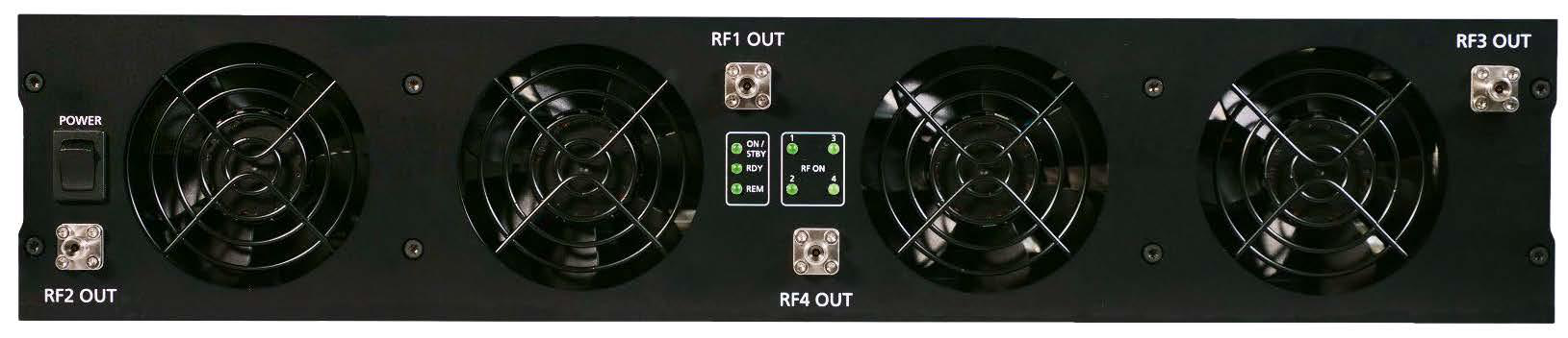 Model 870A 19-inch 2U front panel