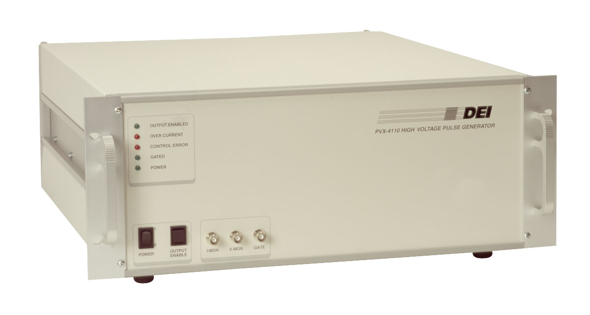 Berkeley Nucleonics DEI PVX-4110 high voltage pulse generator front panel