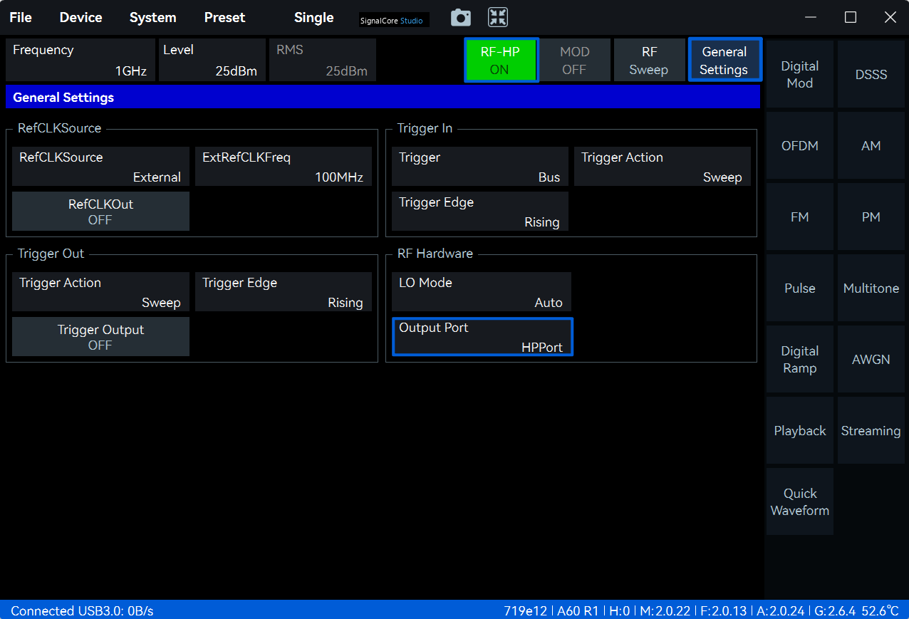 VectorCore Studio screen