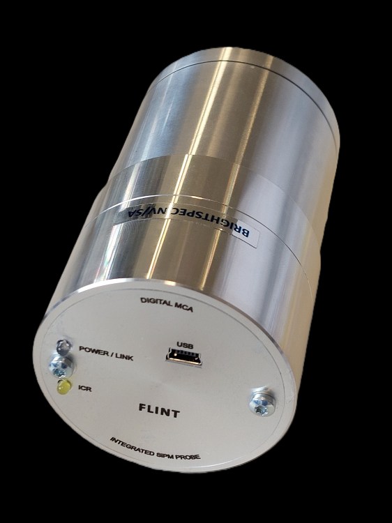 BrightSpec FLINT integrated gamma-ray spectrometer probe